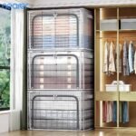 NEARER 24L/66L/110L Clothes Storage Organizer - Waterproof & Dustproof Large Folding Storage Box storage organizer